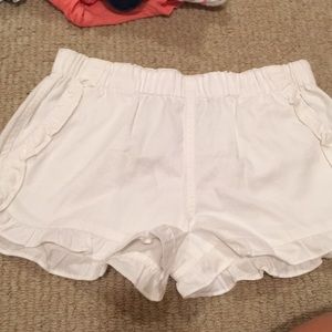 Crewcuts white frilly shorts